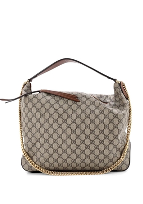 Gucci Pre-Owned Chain GG Coated Canvas Large hobo bag - Brown