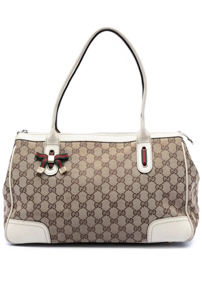 Gucci Pre-Owned 2016-2026 GG Canvas Princy shoulder bag - White