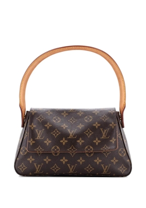 Louis Vuitton Pre-Owned Looping Handbag Monogram Canvas Mini satchel - Brown