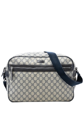 Gucci Pre-Owned 2016-2025 GG Supreme crossbody bag - Blue