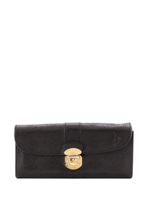 Louis Vuitton Pre-Owned Amelia Mahina Leather clutch bag - Brown