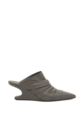 Rick Owens 60mm Cantilever 6 Sharp Sabot mules - Brown