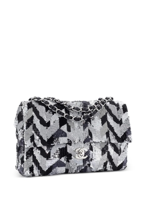 CHANEL Pre-Owned CC Chain Flap Bag Sequins Medium shoulder bag - Black