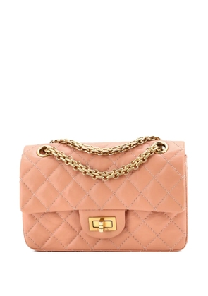 CHANEL Pre-Owned Reissue 2.55 Flap Bag Quilted Aged Calfskin 224 crossbody bag - Pink