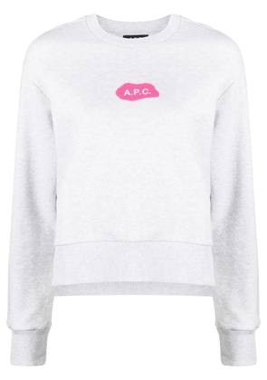 A.P.C. Sibylle cotton sweatshirt - Grey