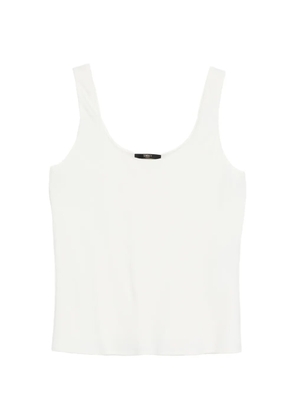 Seventy scoop-neck top - White