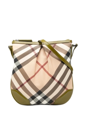 Burberry Pre-Owned 2000-2017 Supernova Check Coated Canvas Dryden crossbody bag - Brown