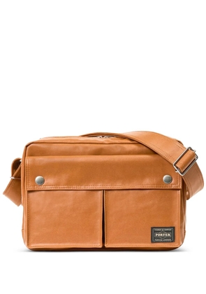 Porter-Yoshida & Co. button flap shoulder bag - Neutrals