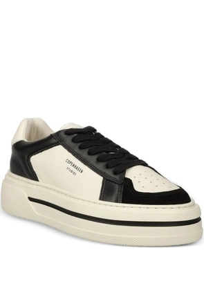 Copenhagen CPH181 leather-panelled platform sneakers - Neutrals