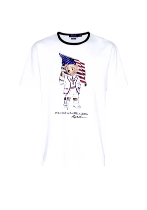 Polo Ralph Lauren bear flag T-shirt - White