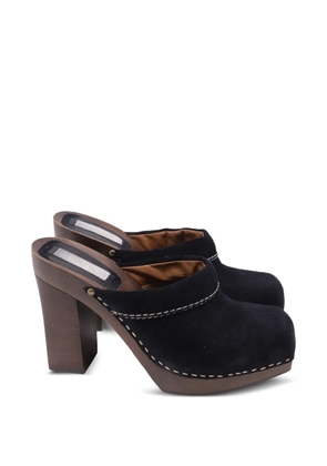 See By Chloé Vintage platform-block heel mules - Black