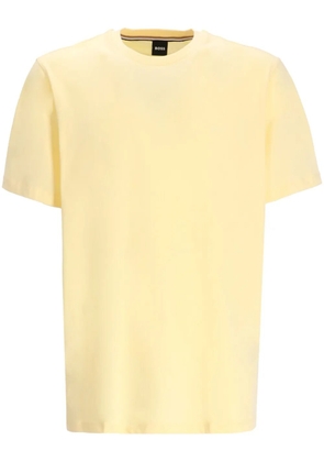 BOSS crew-neck cotton T-shirt - Yellow
