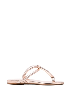 Del Carlo knot-detail sandals - Pink
