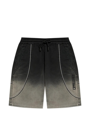 Off-White logo-appliqué shorts - Black
