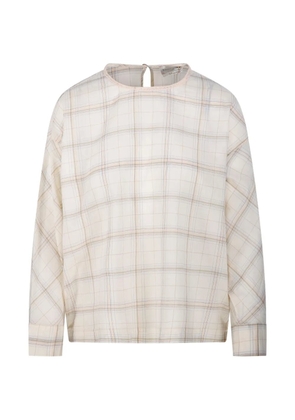 Forte Forte checked blouse - Neutrals