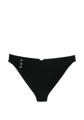 TOTEME ribbed button bikini bottom - Black