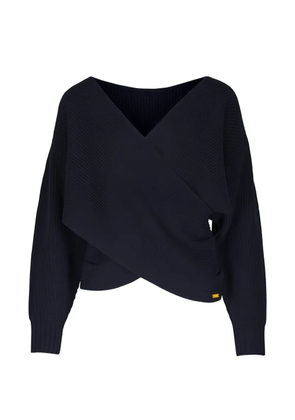 L'Agence V-neck sweatshirt - Blue