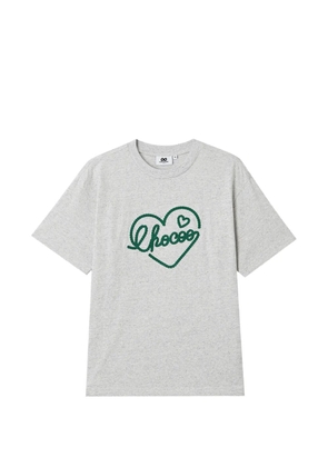 CHOCOOLATE heart graphic T-shirt - Grey