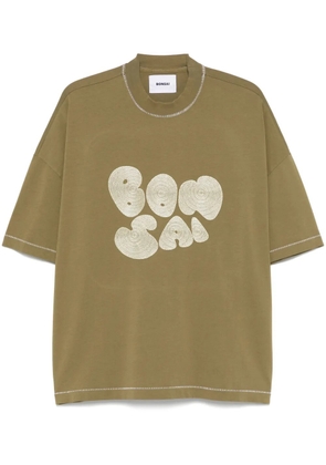 Bonsai logo-embroidered T-shirt - Green