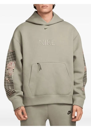 Nike floral-print hoodie - Neutrals