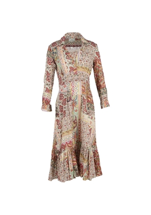 Etro Vintage printed midi shirt dress - Neutrals