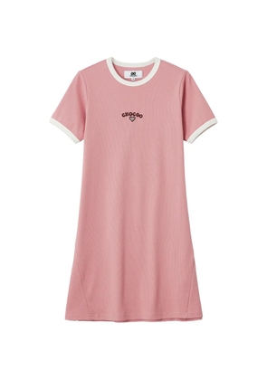 CHOCOOLATE contrast-trim mini dress - Pink