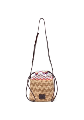 Missoni zig-zag bucket bag - Neutrals