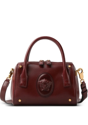 Versace Roomy small leather Boston bag - Brown