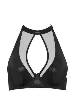 Maison Close Minuit Foulard bikini top - Black
