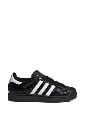adidas snakeskin stripe sneakers - Black