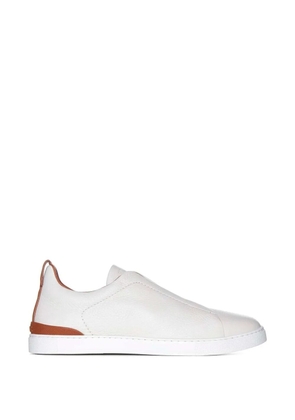 Zegna Triple-Stitch low-top sneakers - Neutrals