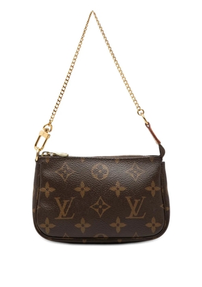Louis Vuitton Pre-Owned 2019 Monogram Mini Pochette Accessoires handbag - Brown