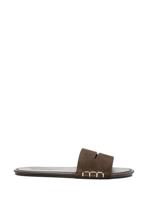 JW Anderson cut-out detailing flat sandals - Brown