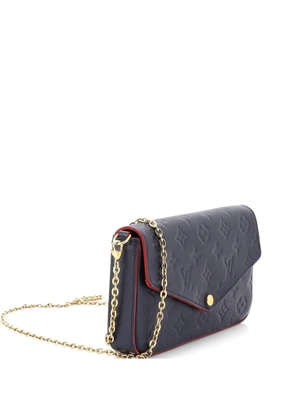 Louis Vuitton Pre-Owned Felicie Pochette Monogram Empreinte Leather crossbody bag - Blue