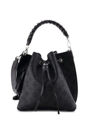 Louis Vuitton Pre-Owned Muria Mahina Leather bucket bag - Black