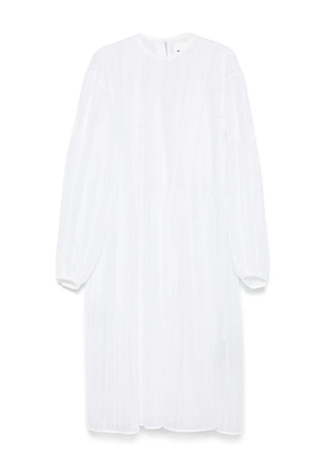 Jil Sander plissé dress - White