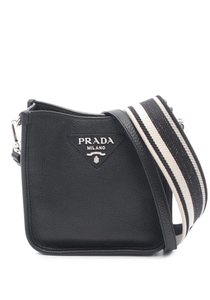 Prada Pre-Owned 2010-2025 Vitello Daino Soft crossbody bag - Black