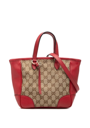 Gucci Pre-Owned 2000-2015 Small GG Canvas Bree satchel - Red