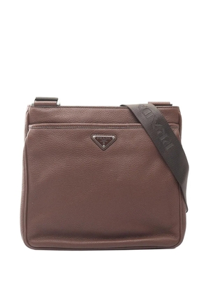 Prada Pre-Owned 2013-2025 Vitello City Zip Top crossbody bag - Brown
