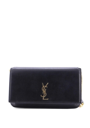 Saint Laurent Pre-Owned Classic Monogram Phone Holder Shoulder Bag Leather crossbody bag - Black