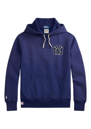 Polo Ralph Lauren x Yankees logo hoodie - Blue