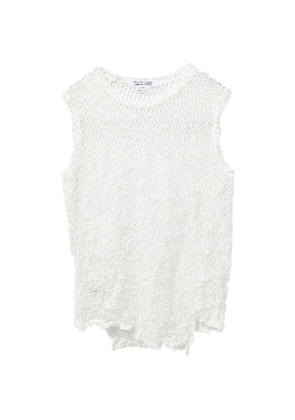 Comme Des Garçons Comme Des Garçons openwork top - White