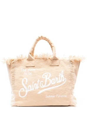 MC2 Saint Barth Vanity cotton beach bag - Neutrals
