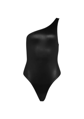 Maison Close Splash asymmetric swimsuit - Black