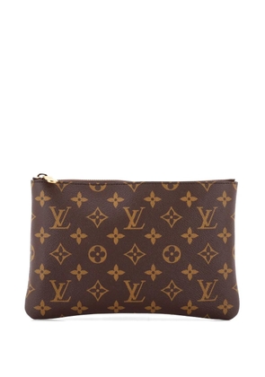 Louis Vuitton Pre-Owned Etui Voyage Pouch Monogram Canvas PM clutch bag - Brown