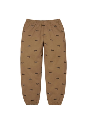 Supreme Repeat Script track pants - Neutrals