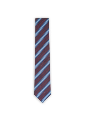 Canali striped tie - Red