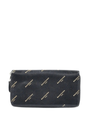 Balenciaga Pre-Owned 2021 Bazar logo wallet - Black