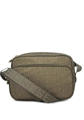 Borbonese small zip-up shoulder bag - Green