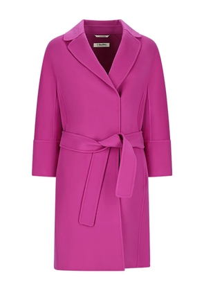 'S Max Mara Arona belted wool coat - Pink